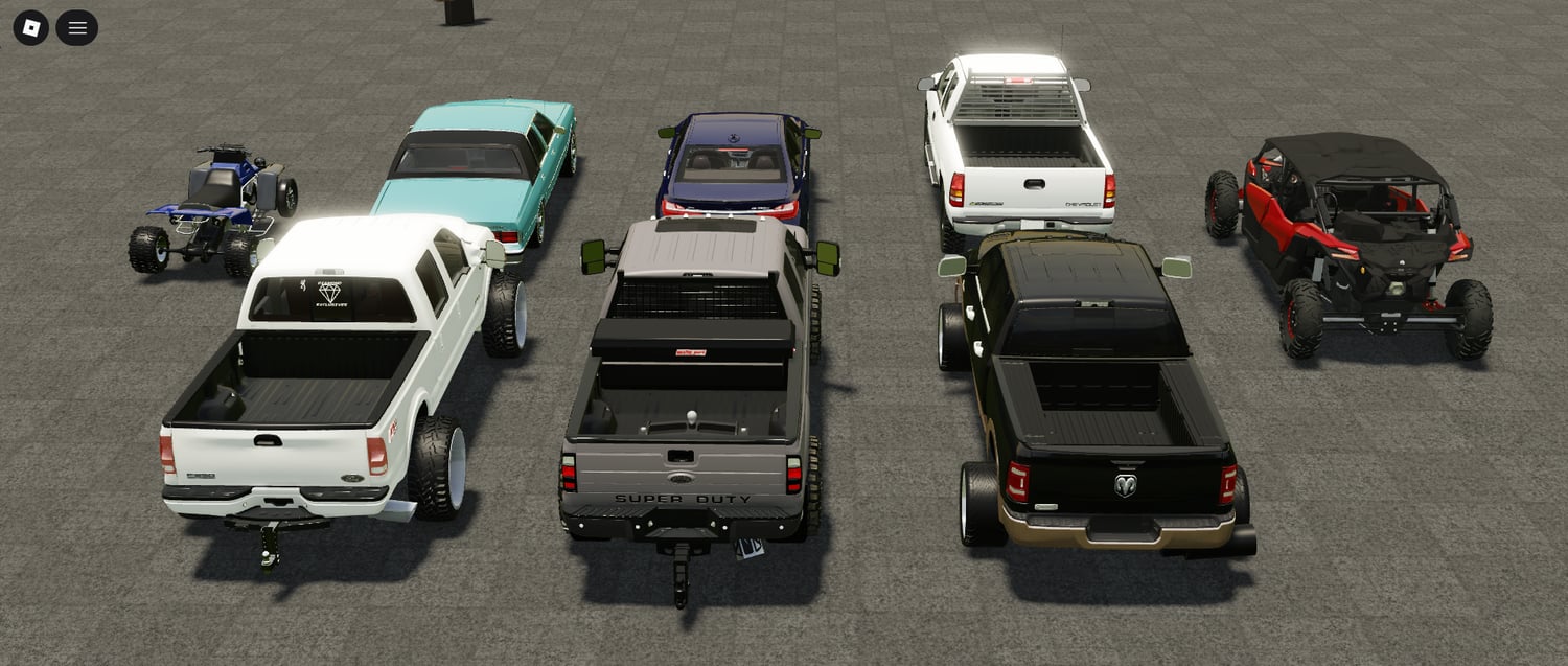 Roblox eight vehicles pack car bundle asset