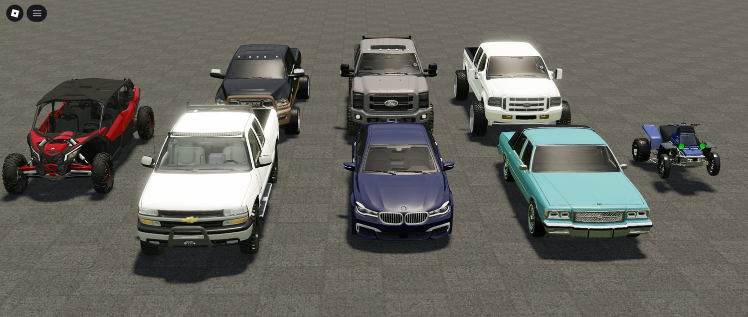 Free Roblox vehicle pack with multiple cars
