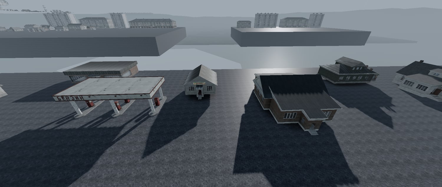 Roblox downtown style building models free pack