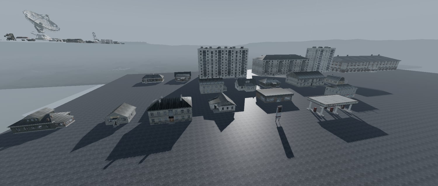Free brutalist architecture structures for Roblox maps