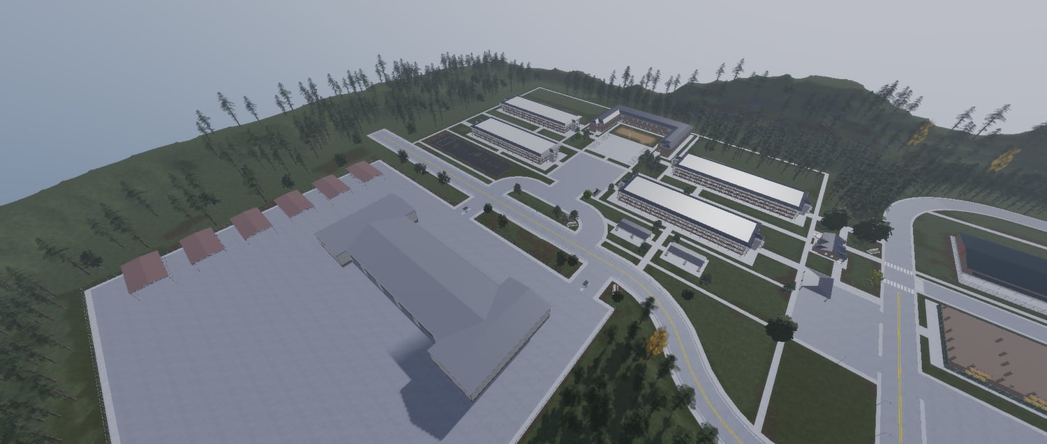 Free US city map for Roblox roleplay servers