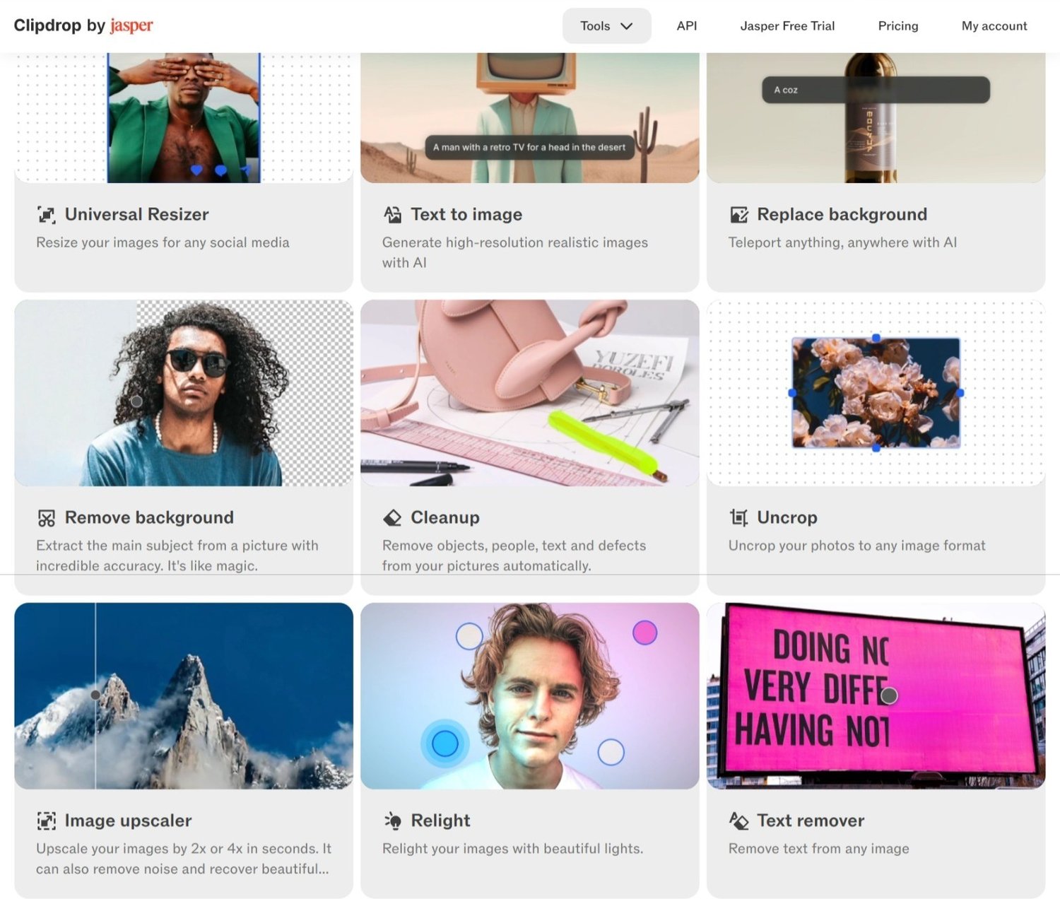 Clipdrop - All Tools Available
