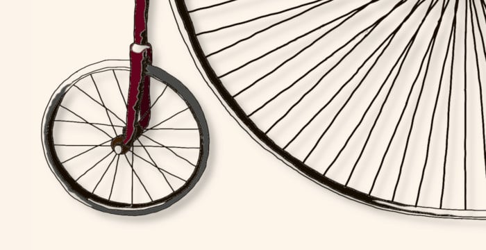 Penny Farthing cycle trainer
