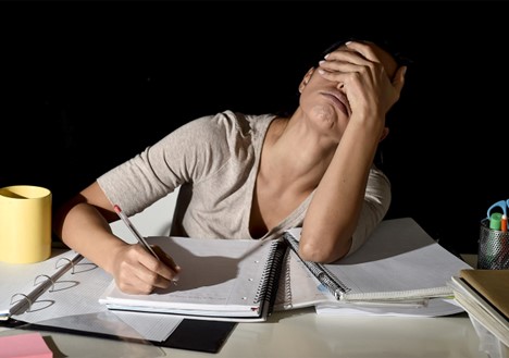 A teacher tired of writing scores manually