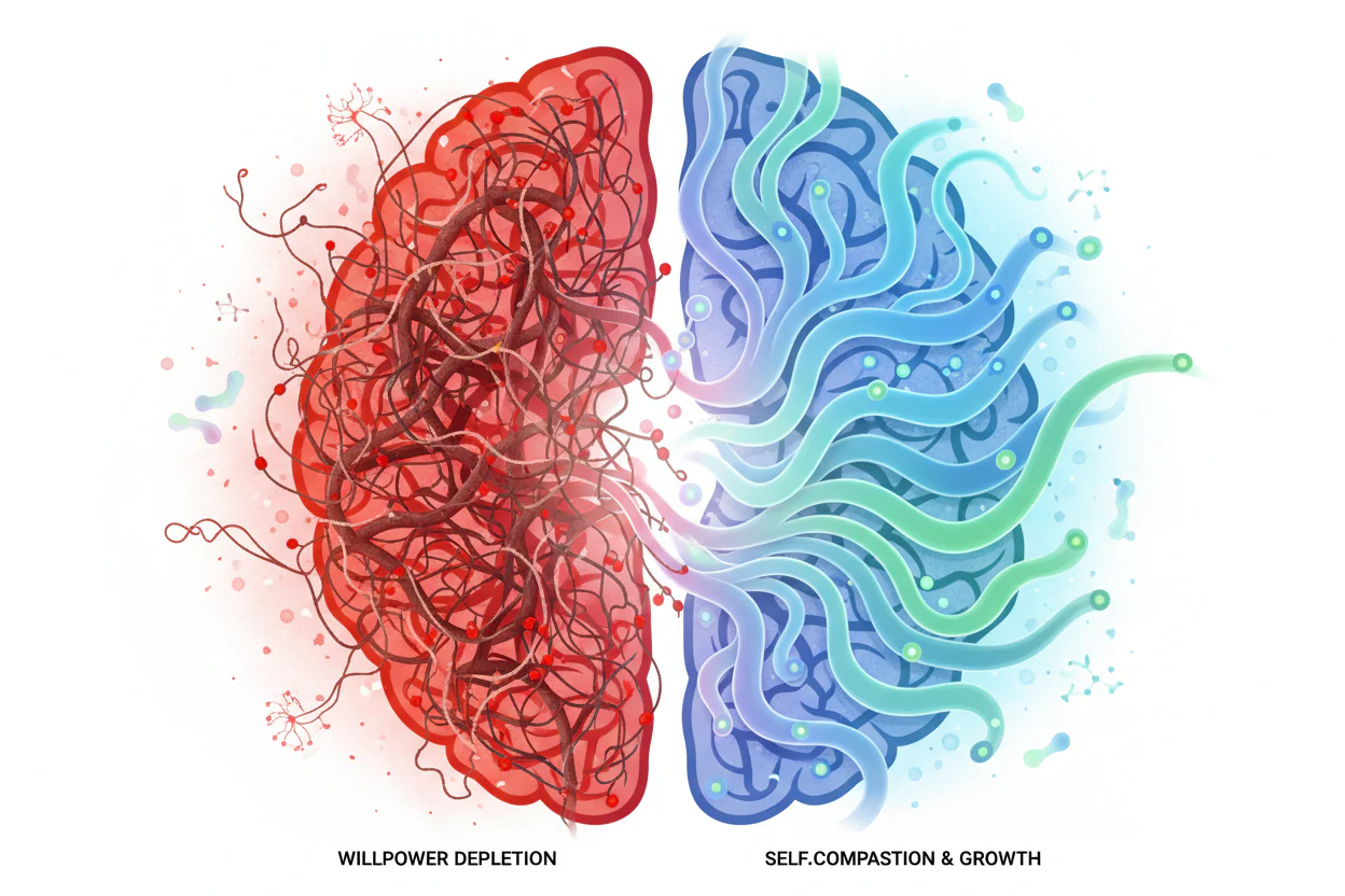 Why Willpower Fails: The Neuroscience of Self-Compassion and Habit Change