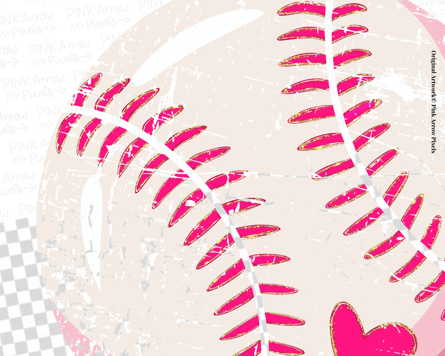 Pink Baseball PNG – Girly Game Day Design - Payhip