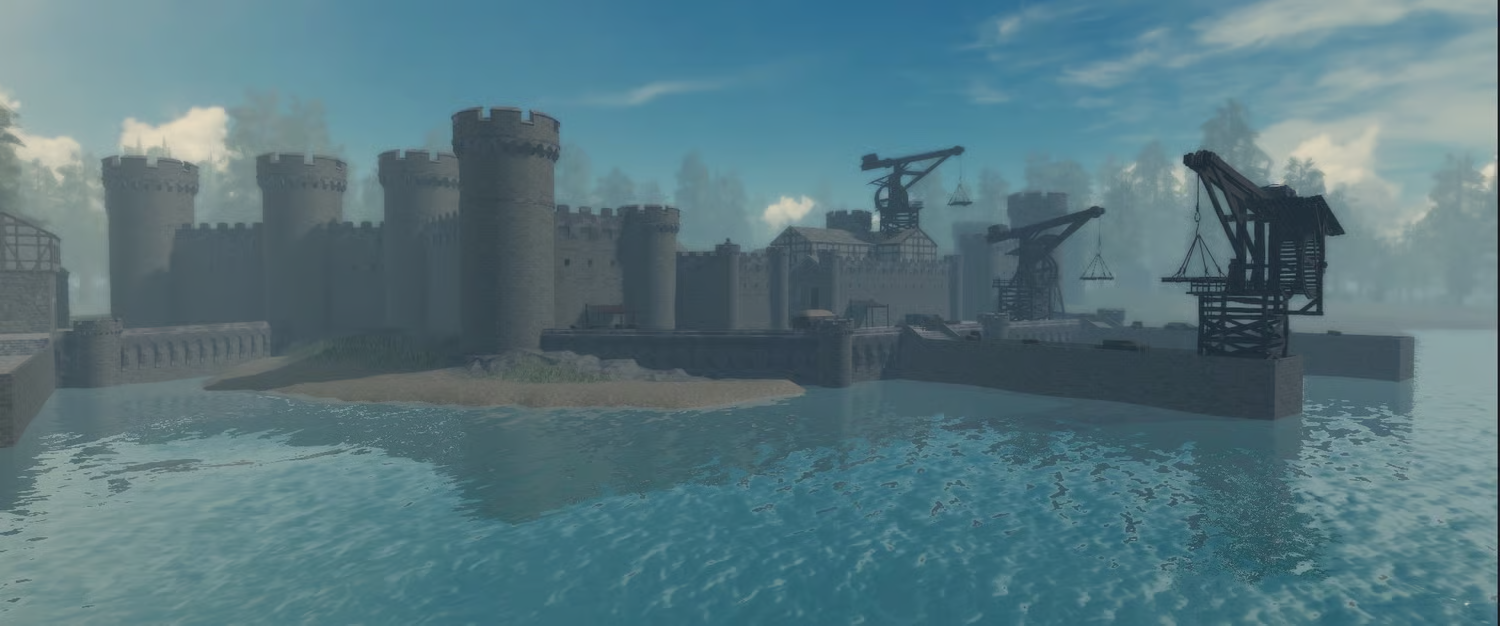 Roblox castle throne room and royal chambers environment