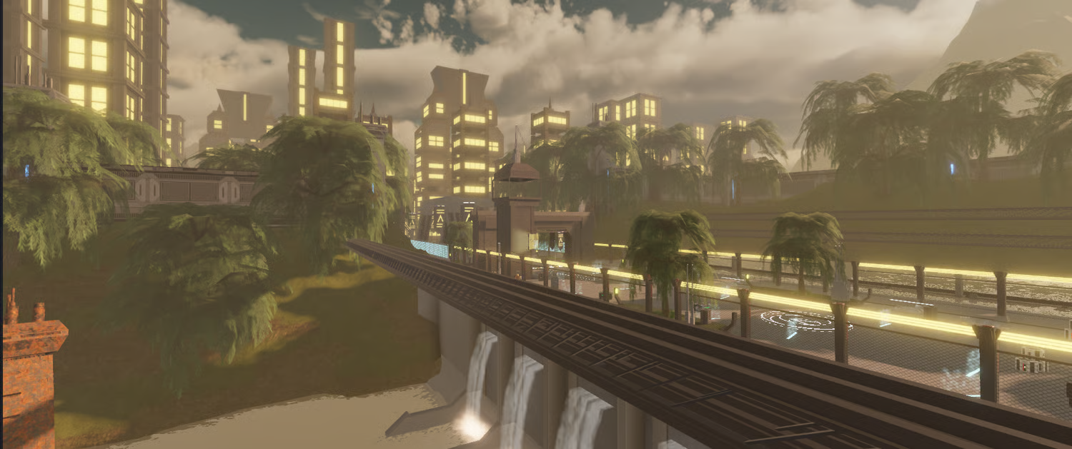 Roblox sci fi roleplay city environment Paytora