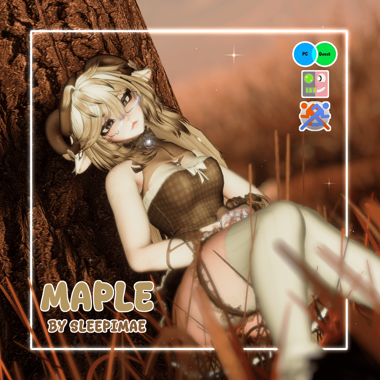 ⋆˚࿔ Maple // PC & Q // Face Tracking