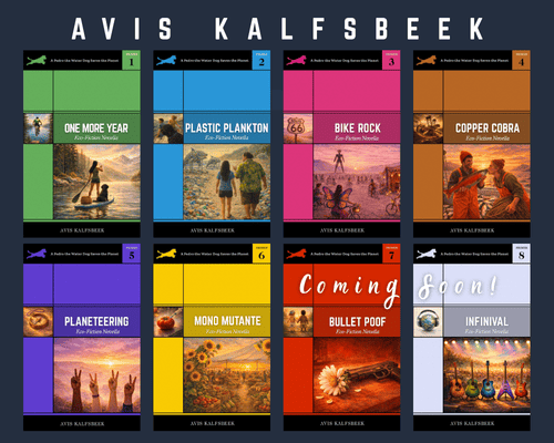 Pedro the Water Dog 6 books (covers)