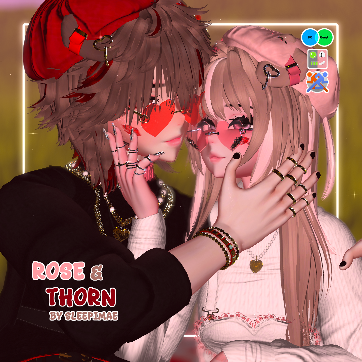 ⋆˚࿔ Rose & Thorn // PC & Q // Face Tracking - ARKit