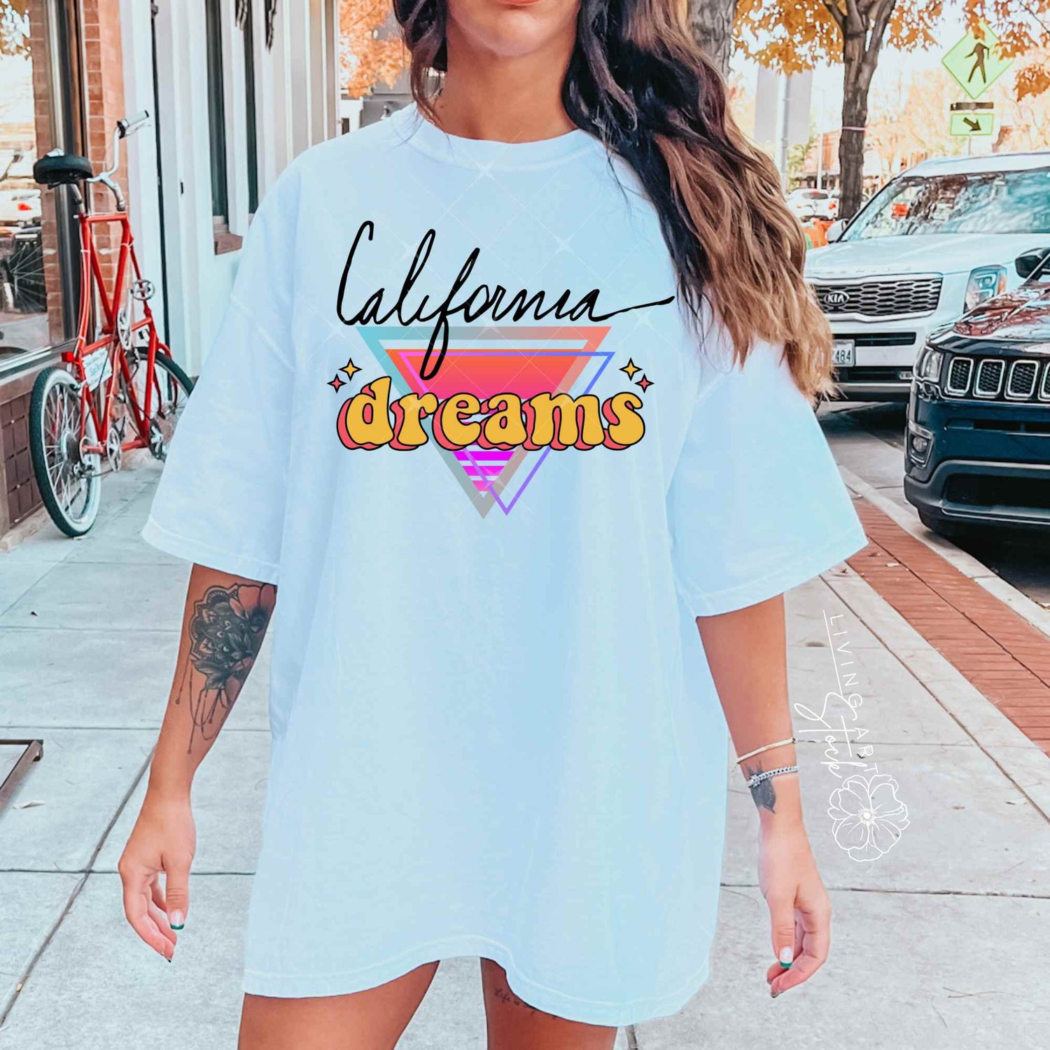 California dreams t-shirt design.