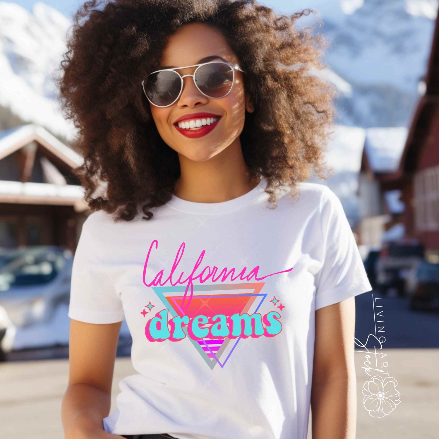 California Dreams t-shirt Design.