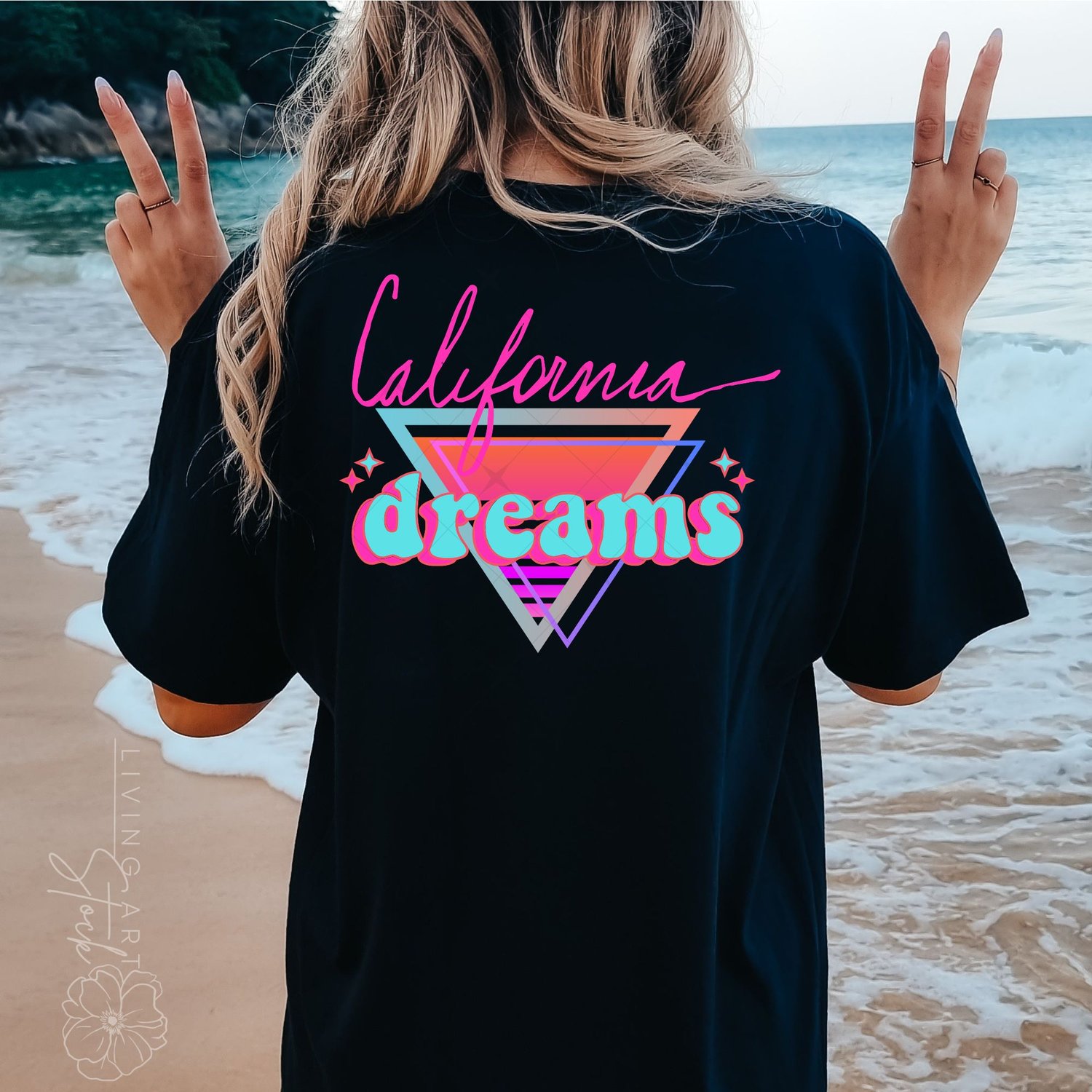 California Dreams t-shirt Design.