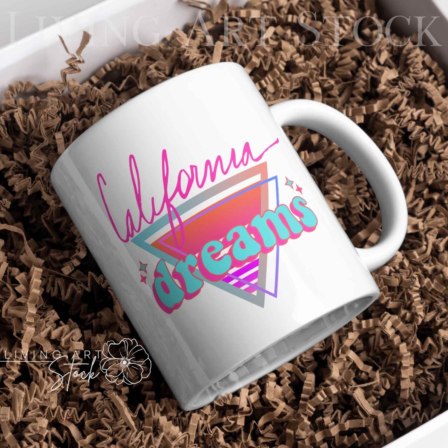 California Dreams mug Design.