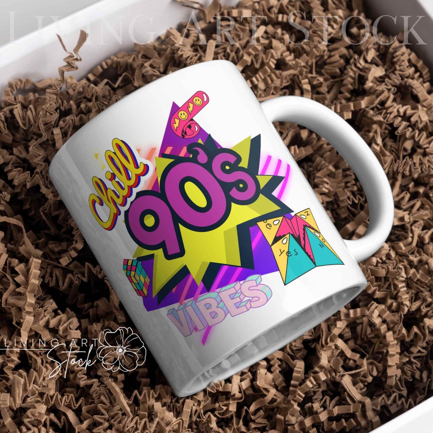 90s mug design.