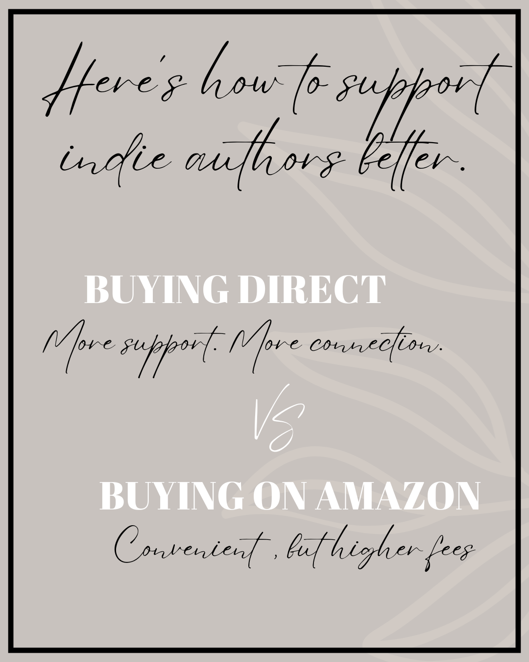 Support Indie Authors  Better