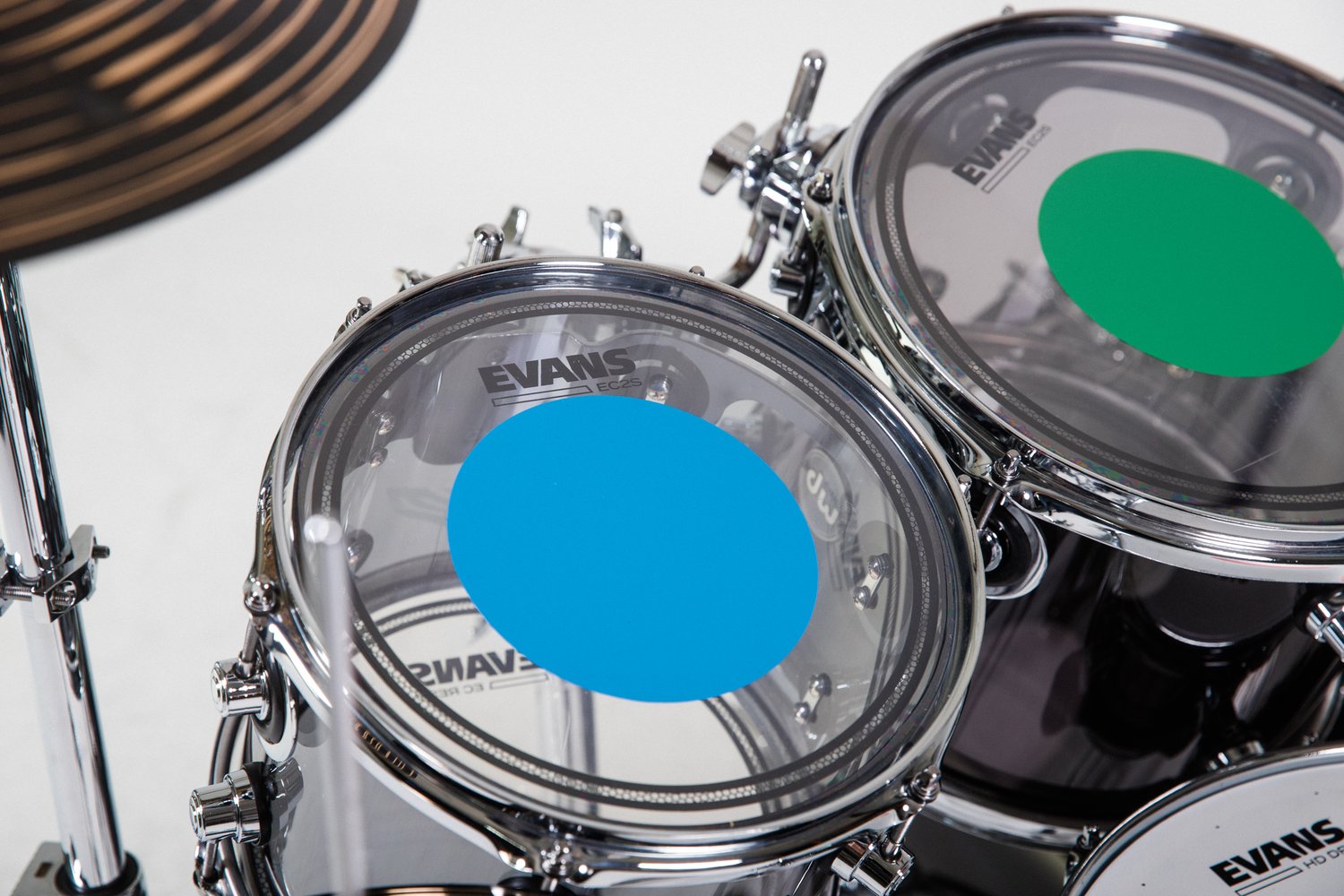 Color Coded Drum Learning Patches (5-Patch Set)