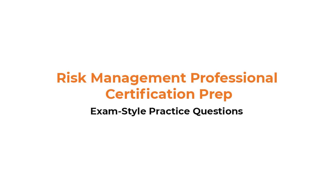 PMI-RMP exam prep kit risk management practice questions PDF