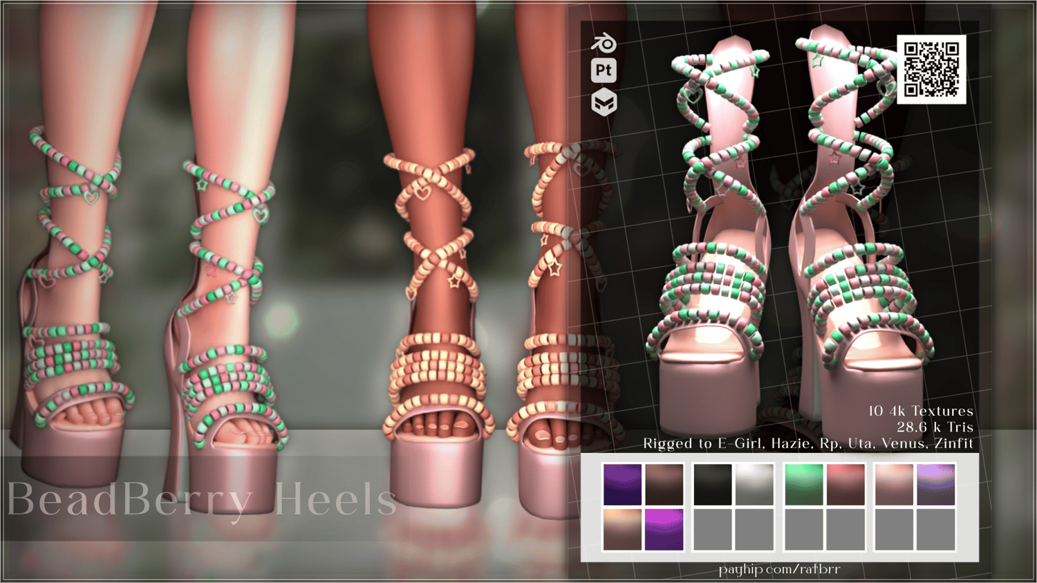 Server Freebie . BeadBerry Heels