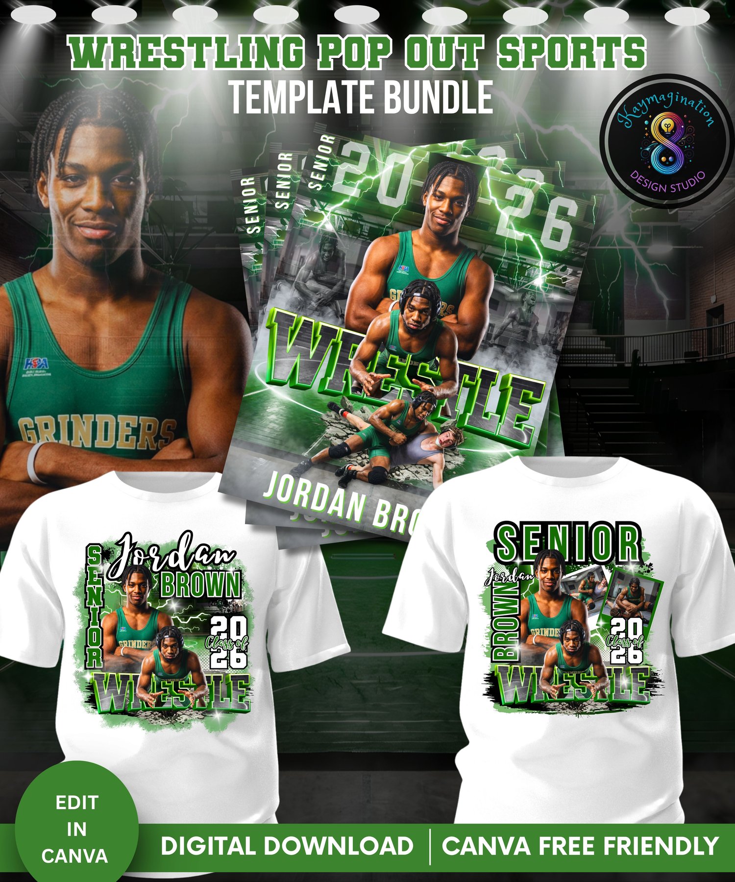 wrestling graduation template, sports grad shirt, senior 2026 wrestling, editable canva template, graduation shirt design, diy grad shirts, sports senior templates, wrestler graduation, class of 2026, grad designs, custom grad template, canva grad bundle,