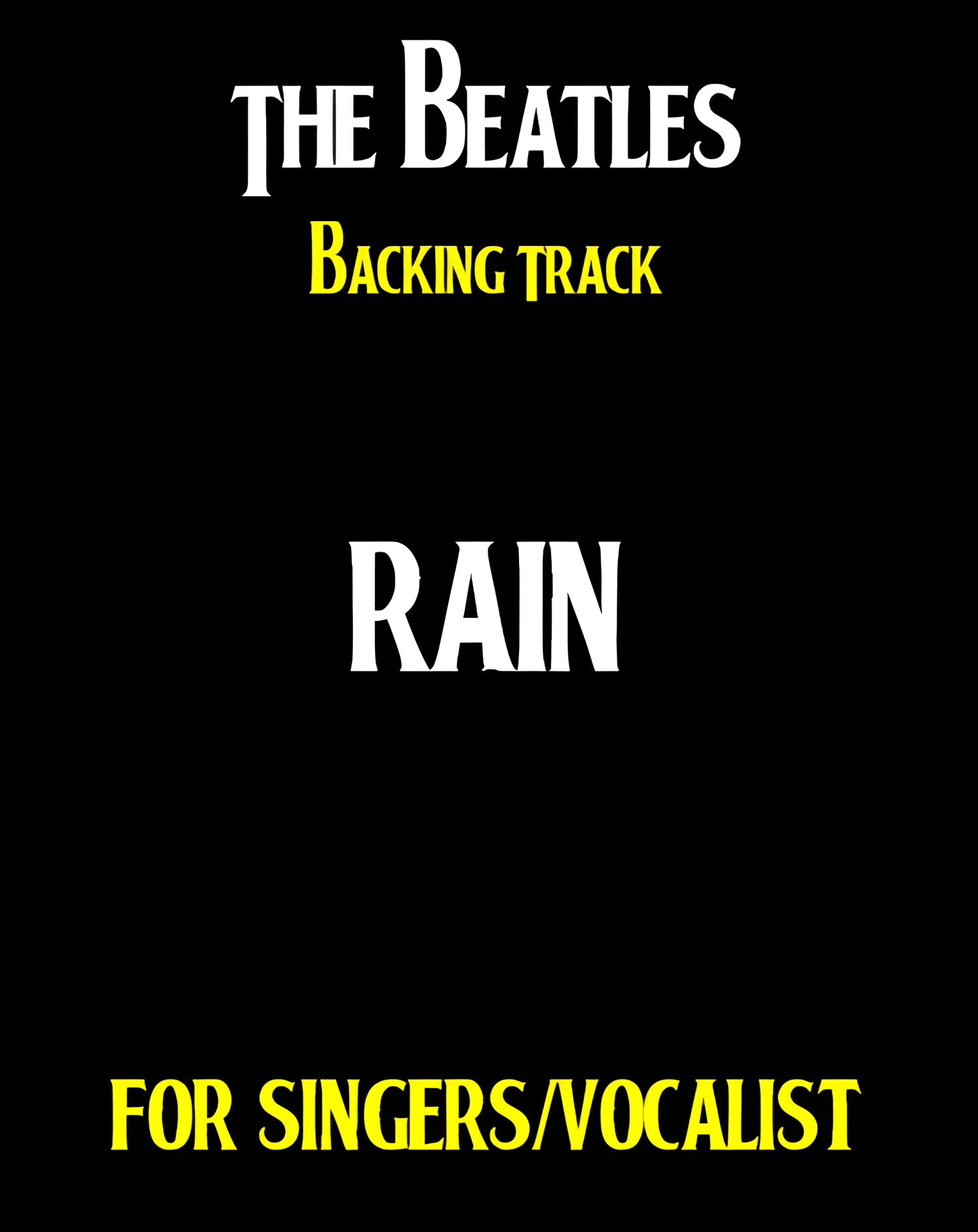 "Rain" BEATLES BACKING TRACK.