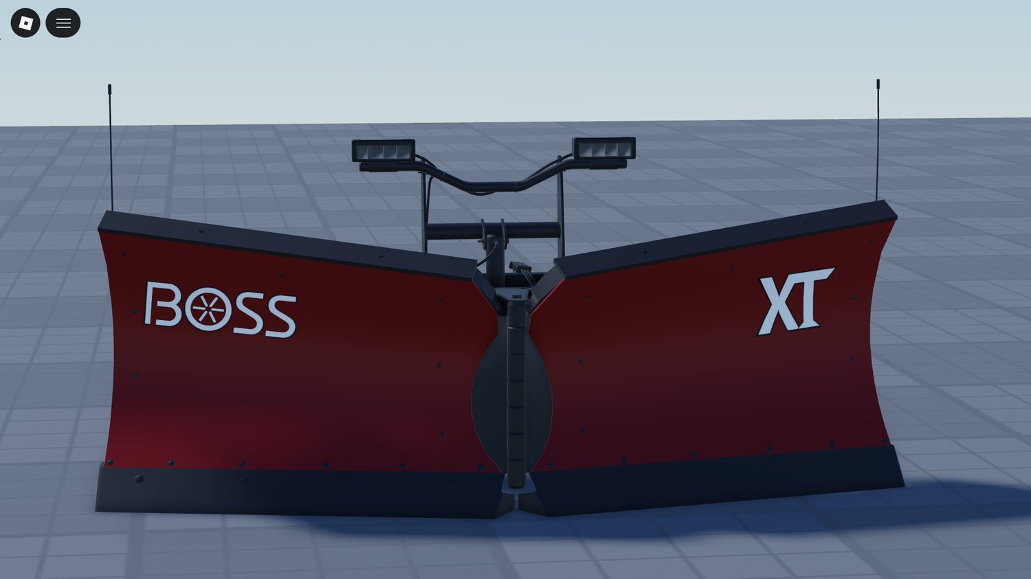 Snow removal vehicle attachment Roblox asset