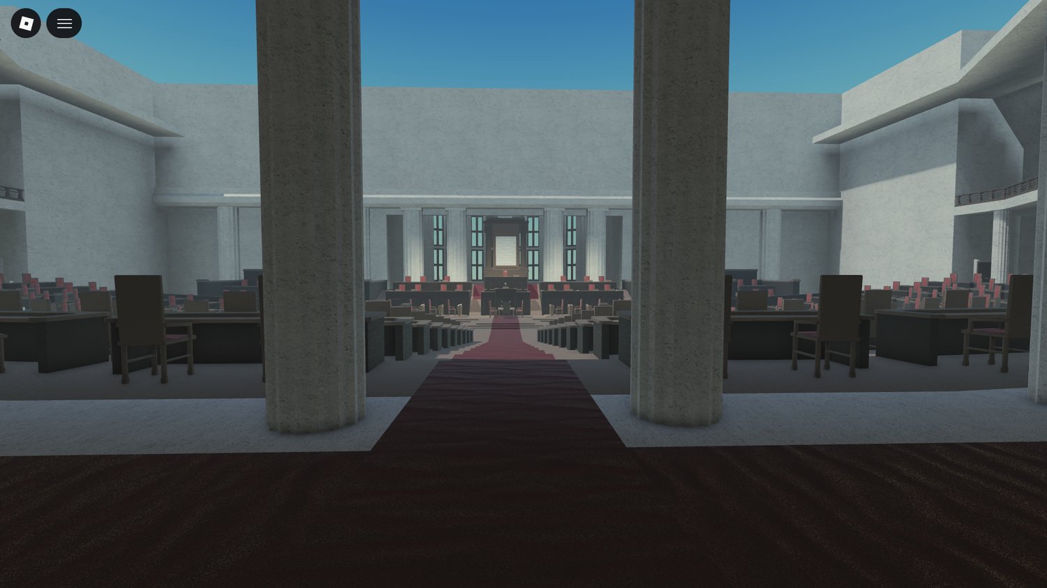 Free parliamentary building for Roblox roleplay servers
