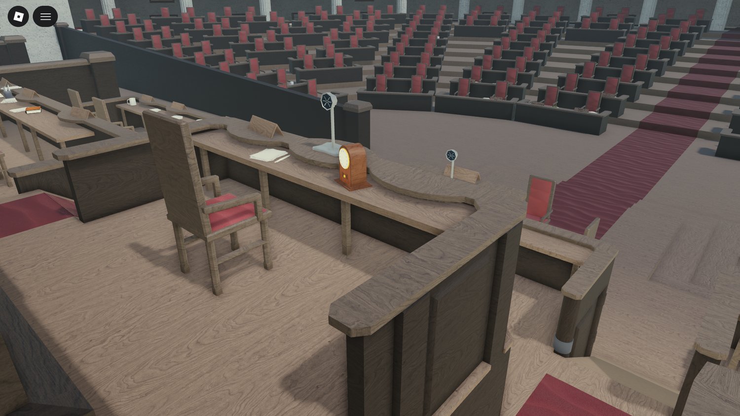 Free Parliament Building with Interior – Roblox Government Landmark