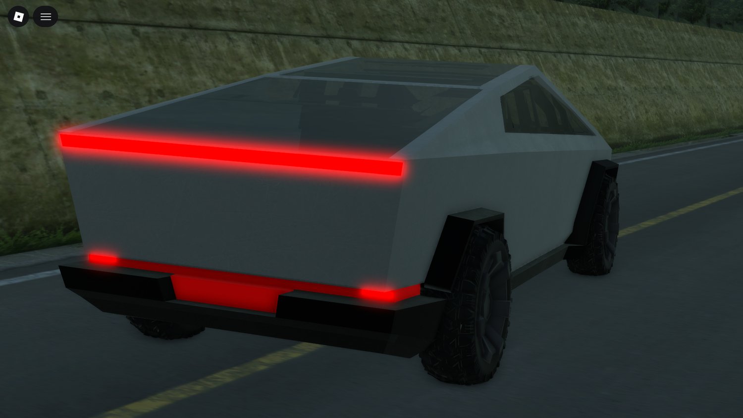 Free cyber tesla car Roblox futuristic vehicle model