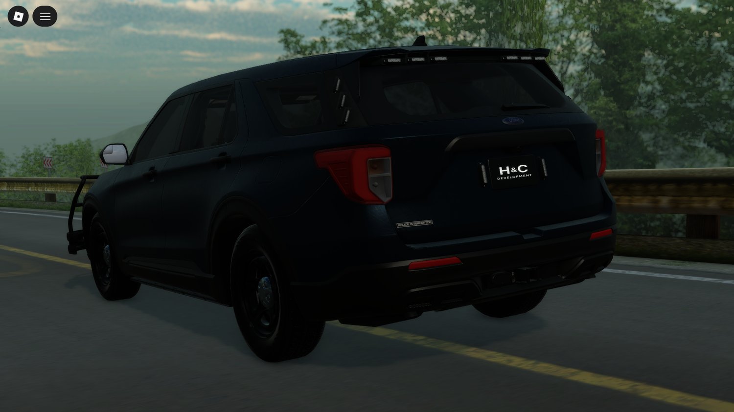 Free LSPD style police SUV for Roblox roleplay