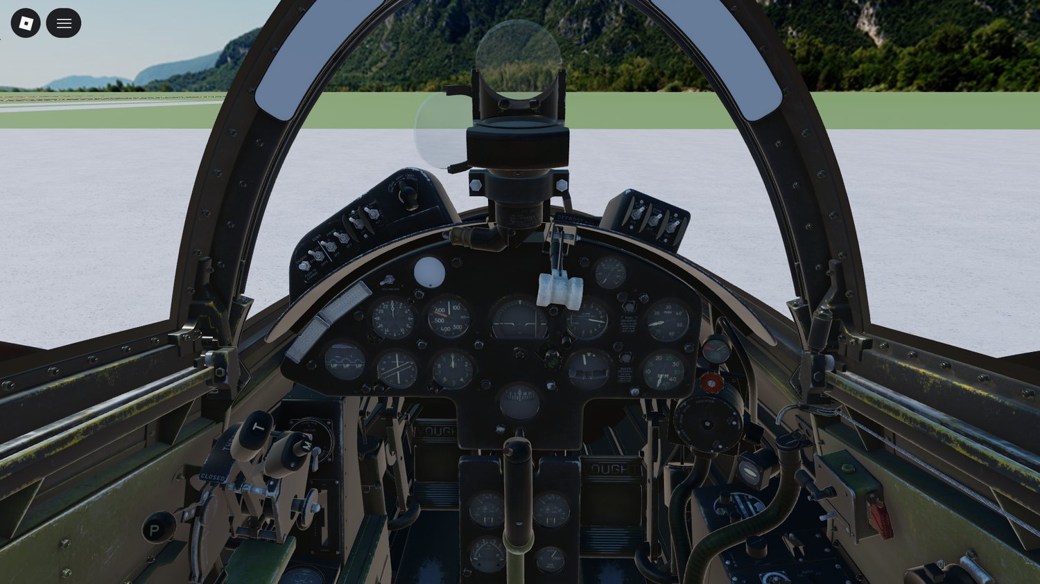 Roblox experimental XF5U disc wing plane model