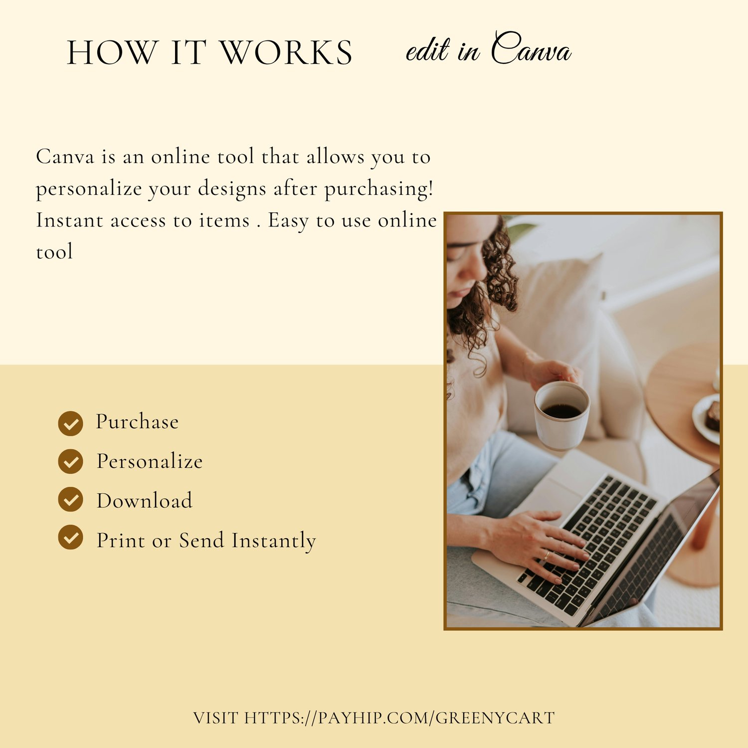 Graduation party invite- Edit in Canva - instant download