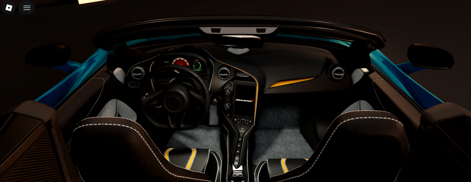 Roblox exotic sports car McLaren 720S Spider