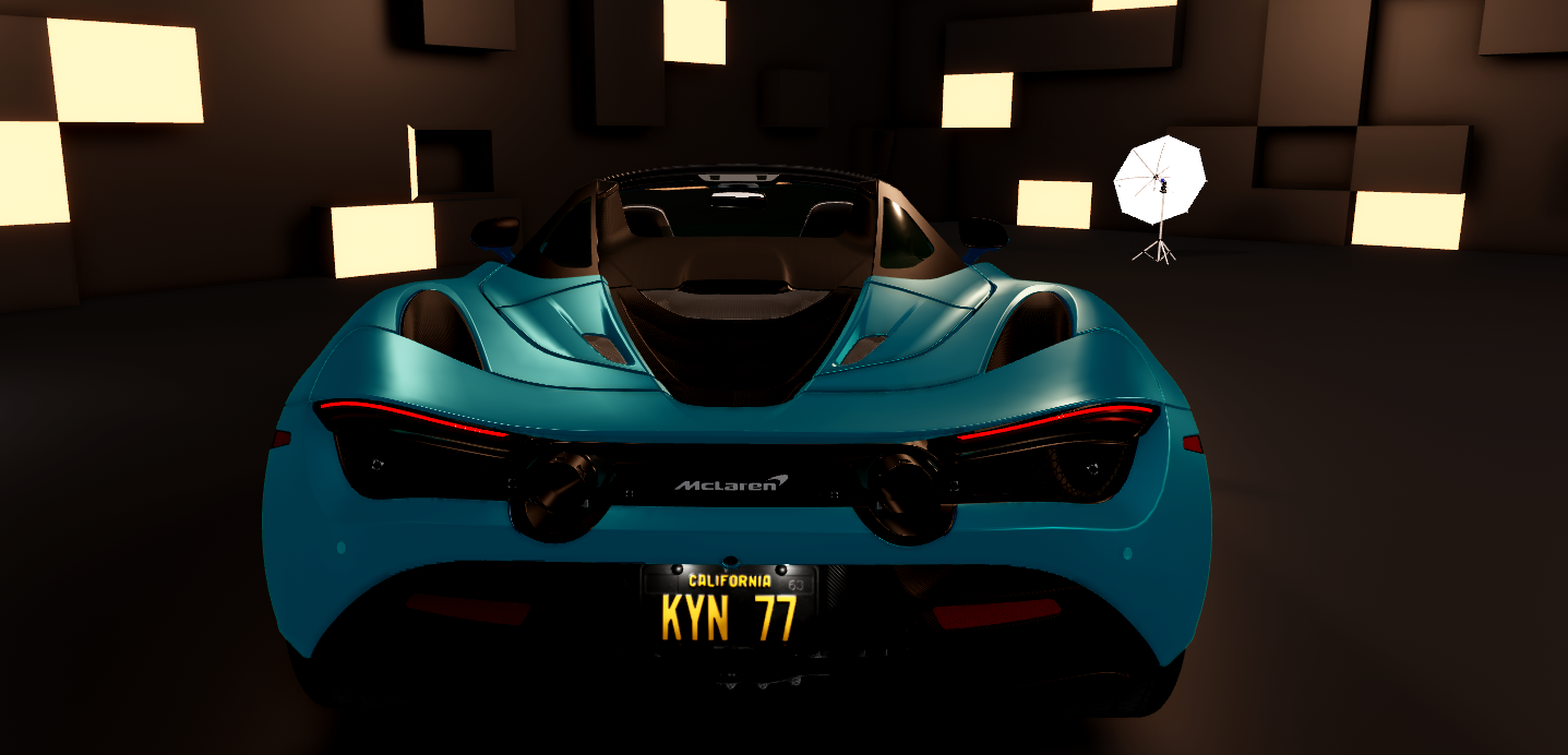 2019 McLaren 720S Spider Roblox supercar model