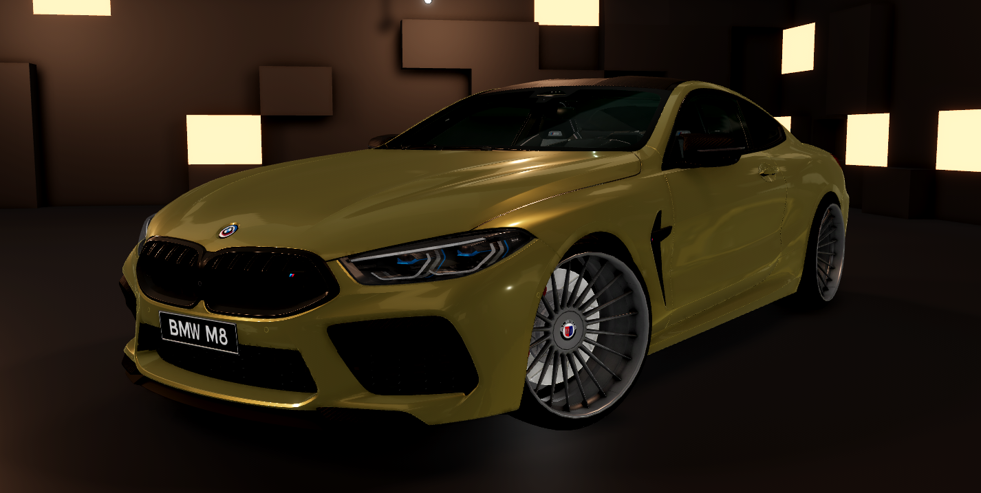 Roblox 2021 BMW M8 Competition vehicle model