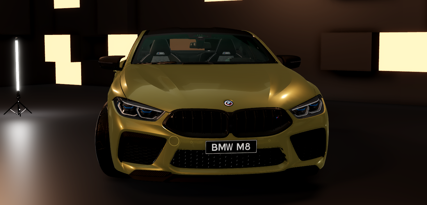 BMW M8 Competition realistic car model Roblox