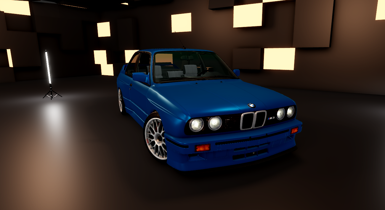 BMW E30 M3 Roblox classic sports coupe