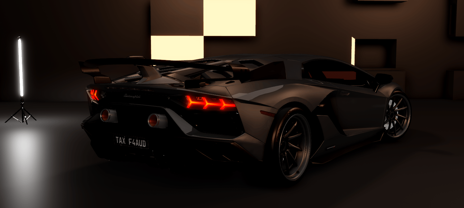 Aventador SVJ detailed supercar asset Roblox