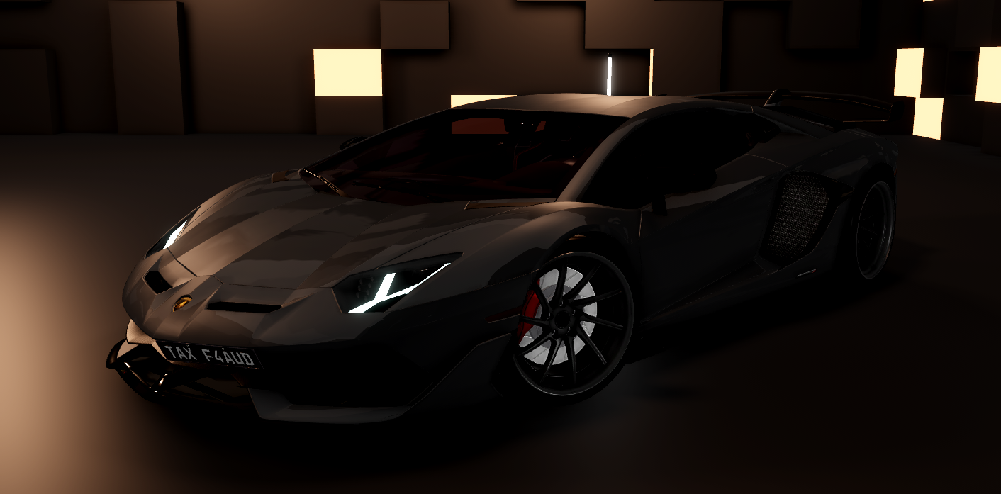 Roblox 2016 Lamborghini Aventador sports car