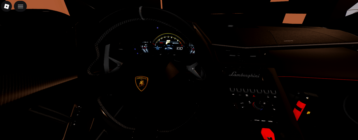 Lamborghini Aventador SVJ driving car Roblox