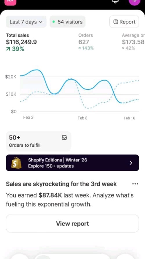 A modern analytics-style dashboard showing 35 low-competition digital product niches for 2026, including niche templates, AI tools, micro-planners, and specialized digital downloads.