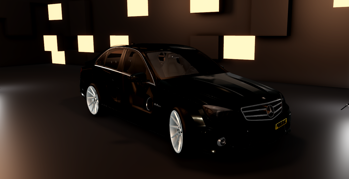 Mercedes C63 AMG Roblox performance sedan