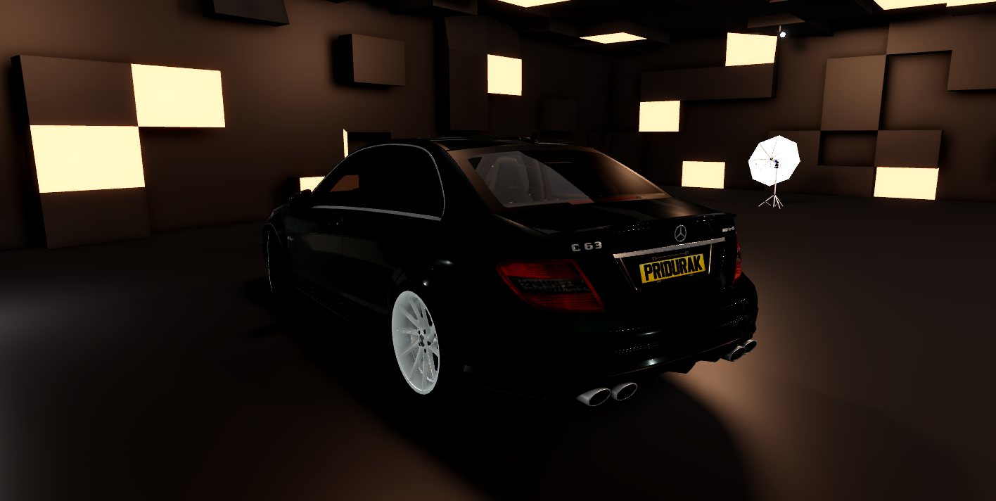 Roblox German sports sedan Mercedes C63