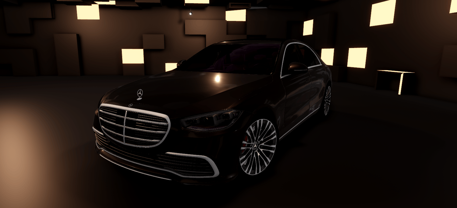 Mercedes S Class S580 Roblox luxury sedan