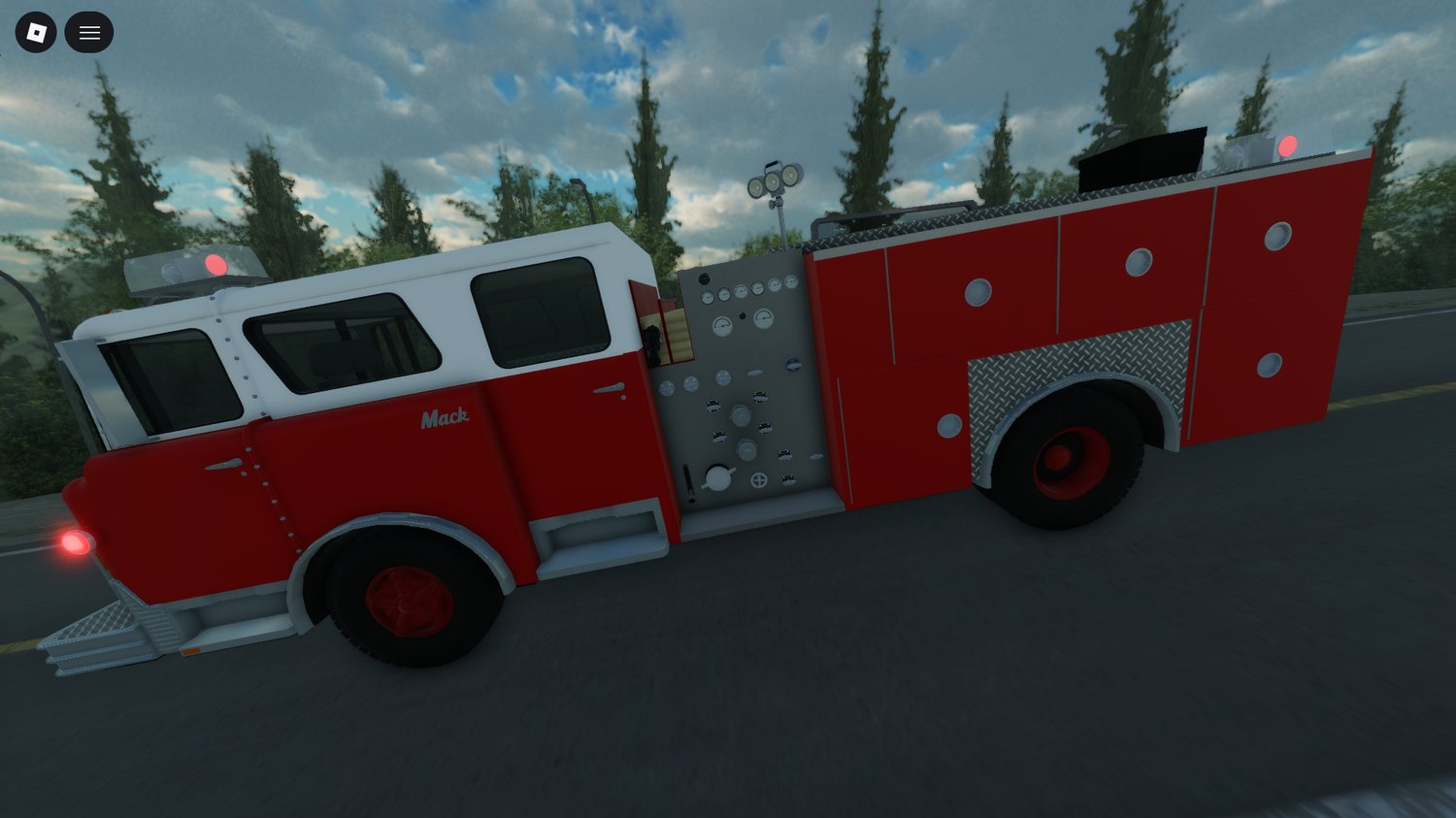 Free Drivable Fire Truck Roblox Emergency Vehicle O 