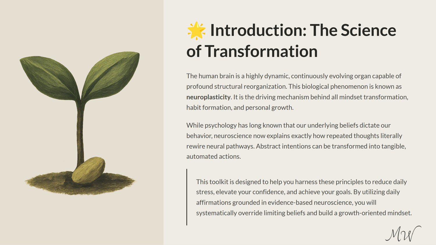 Rewire Your Brain for Achieving Your Goals: A 30-Day Affirmations Toolkit