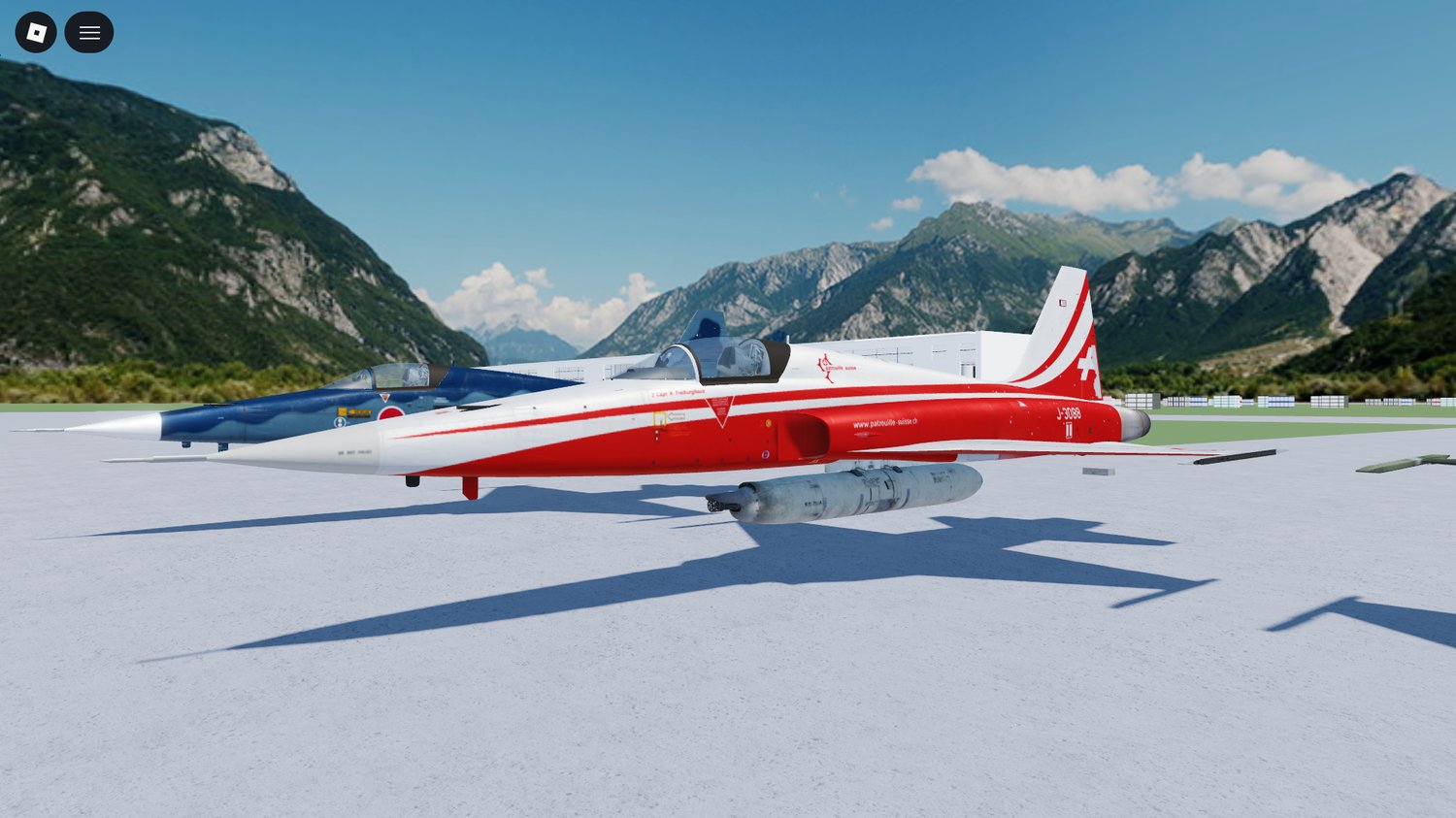 Free Roblox F-5E jet pack asset