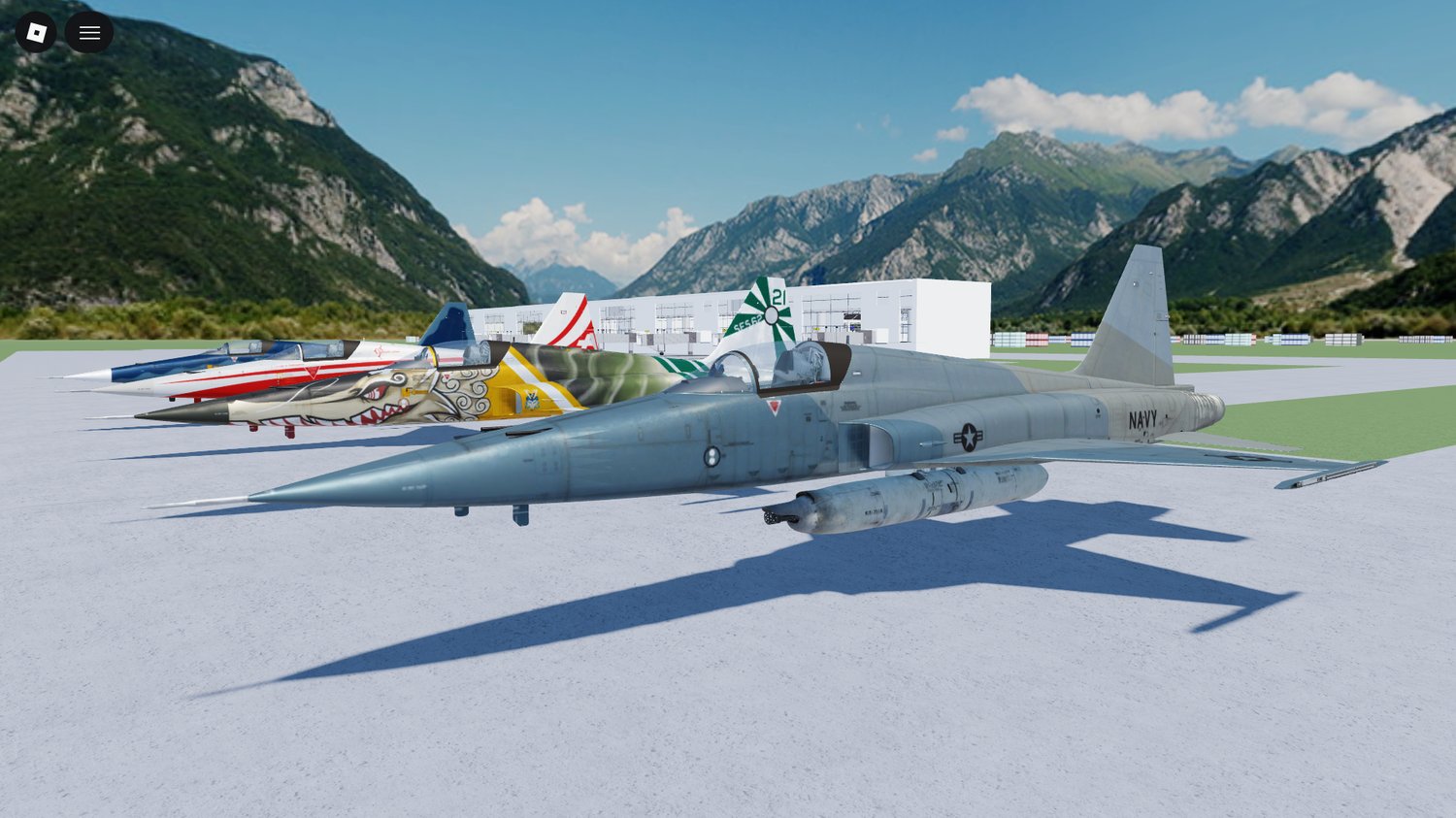 Free F-5E fighter jet pack Roblox