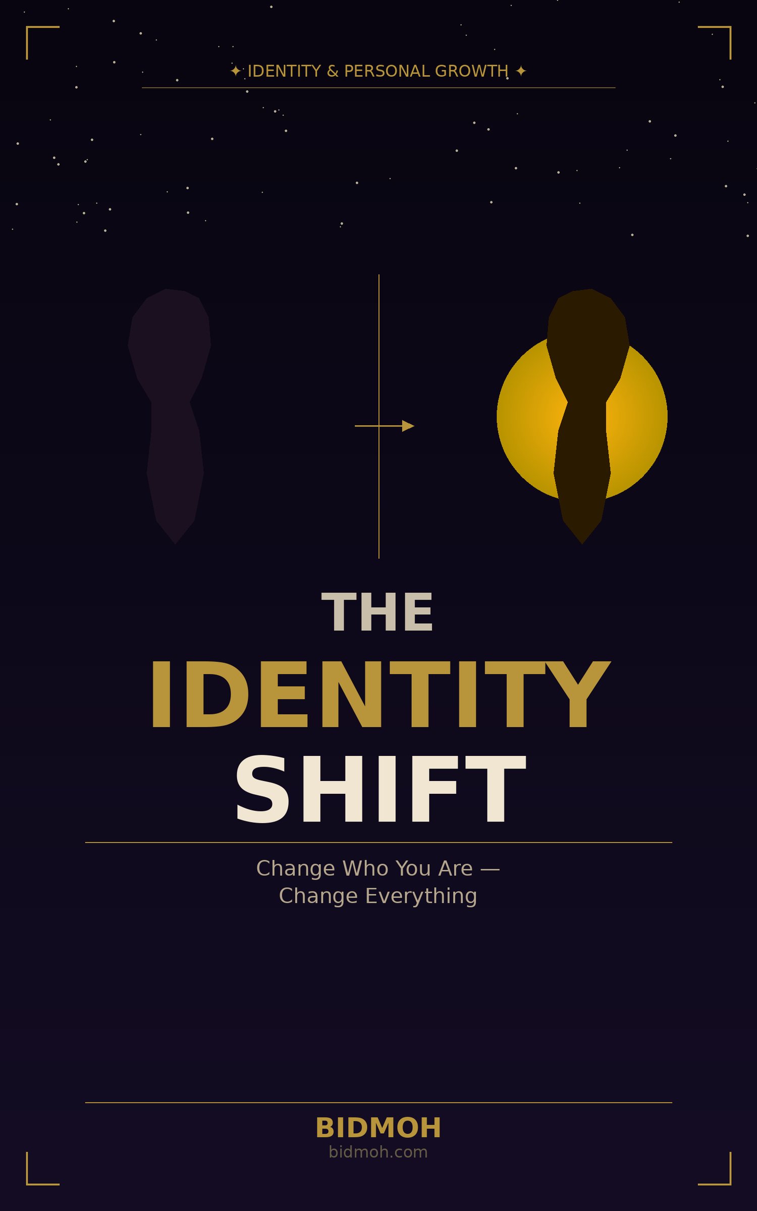 The Identity Shift book by Bidmoh —  Change Who You Are Change Everything